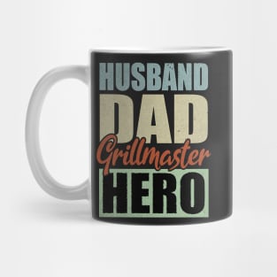 Husband Dad Grillmaster Hero Father's Day Mug